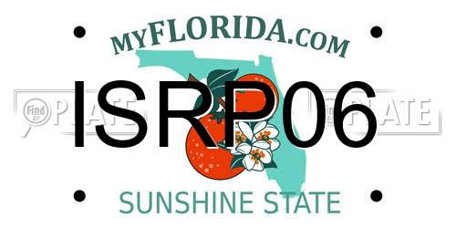 ISRP06 Florida License Plate