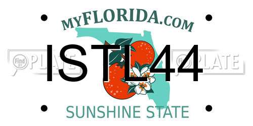 ISTL44 Florida License Plate