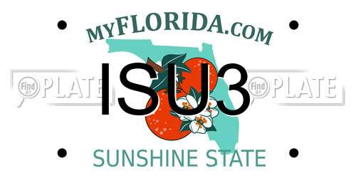 ISU3 Florida License Plate