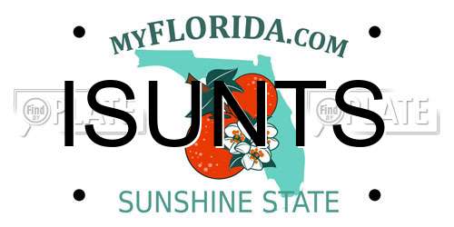 ISUNTS Florida License Plate
