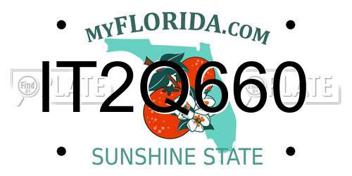 IT2Q660 Florida License Plate
