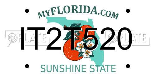 IT2T520 Florida License Plate