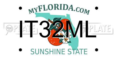 IT32ML Florida License Plate