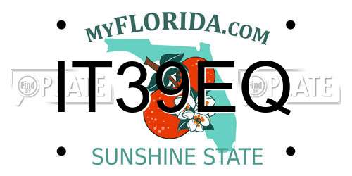 IT39EQ Florida License Plate