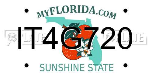 IT4G720 Florida License Plate