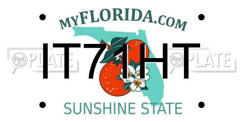 IT71HT Florida License Plate