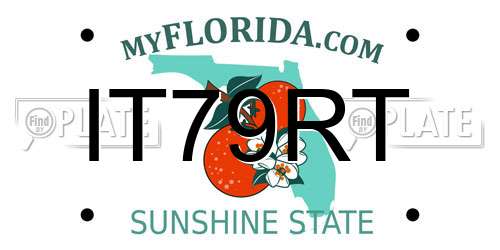 IT79RT Florida License Plate
