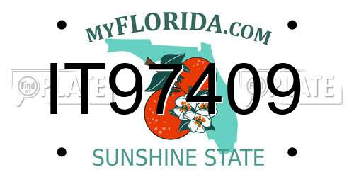 IT97409 Florida License Plate