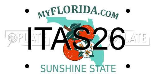 ITAS26 Florida License Plate