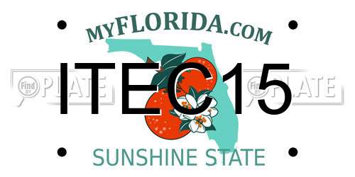 ITEC15 Florida License Plate