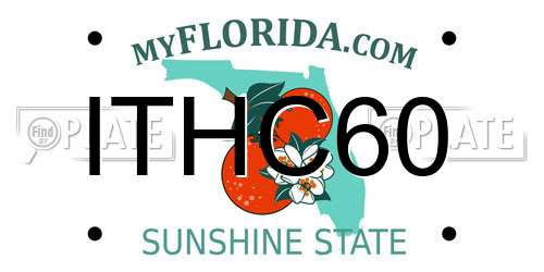 ITHC60 Florida License Plate
