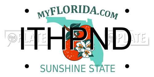 ITHPND Florida License Plate