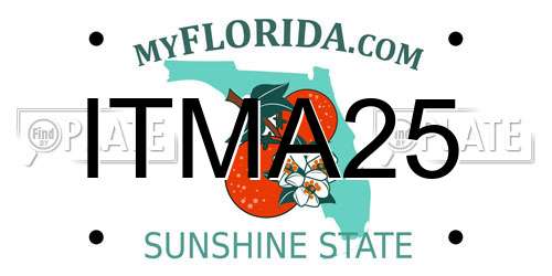 ITMA25 Florida License Plate