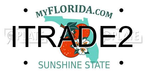 ITRADE2 Florida License Plate