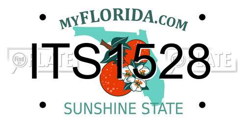 ITS1528 Florida License Plate