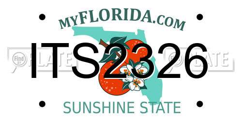 ITS2326 Florida License Plate