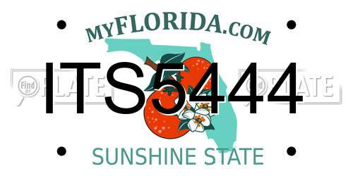 ITS5444 Florida License Plate