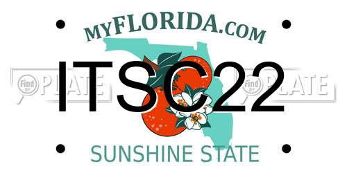 ITSC22 Florida License Plate