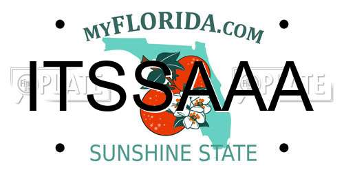 ITSSAAA Florida License Plate