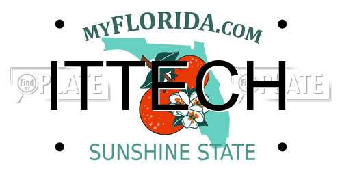 ITTECH Florida License Plate