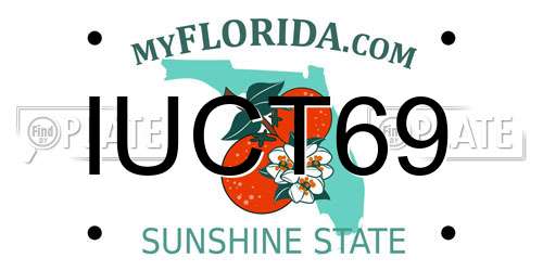 IUCT69 Florida License Plate