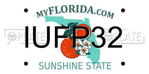 IUFP32 Florida License Plate