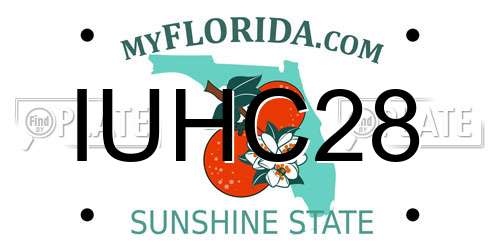 IUHC28 Florida License Plate