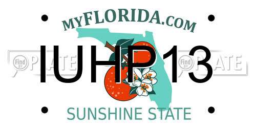 IUHP13 Florida License Plate
