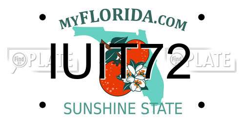 IUIT72 Florida License Plate