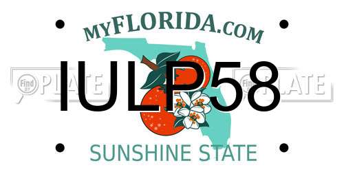 IULP58 Florida License Plate