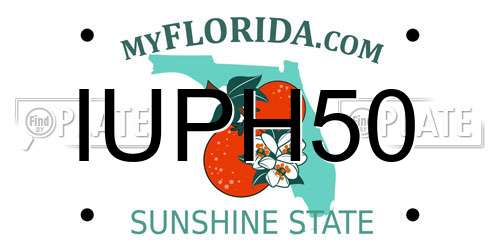 IUPH50 Florida License Plate