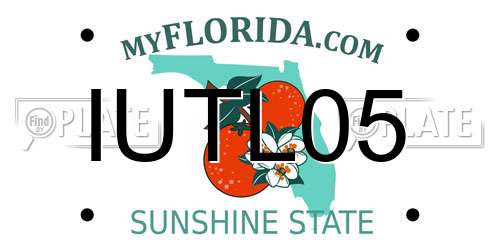 IUTL05 Florida License Plate