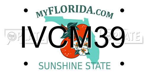 IVCM39 Florida License Plate