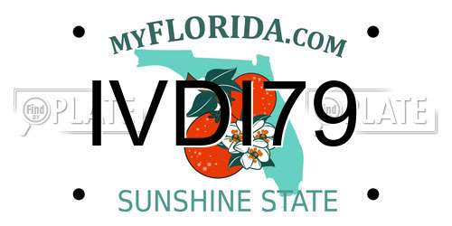 IVDI79 Florida License Plate