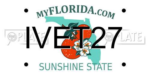 IVET27 Florida License Plate