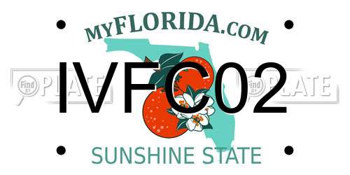 IVFC02 Florida License Plate