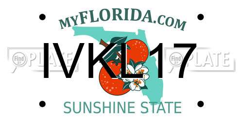 IVKL17 Florida License Plate