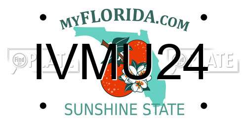 IVMU24 Florida License Plate