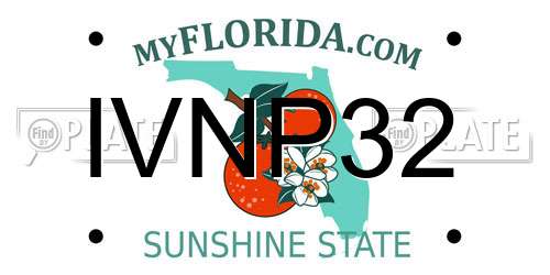 IVNP32 Florida License Plate