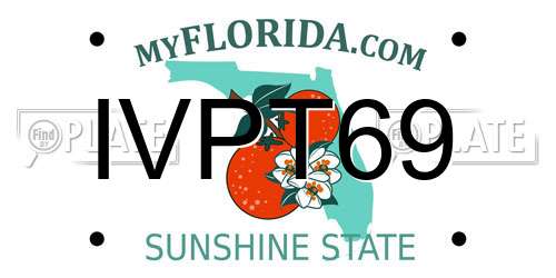 IVPT69 Florida License Plate