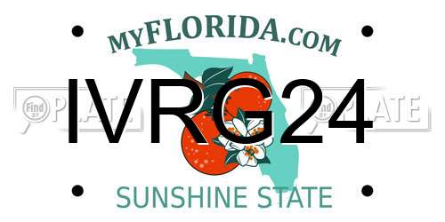 IVRG24 Florida License Plate