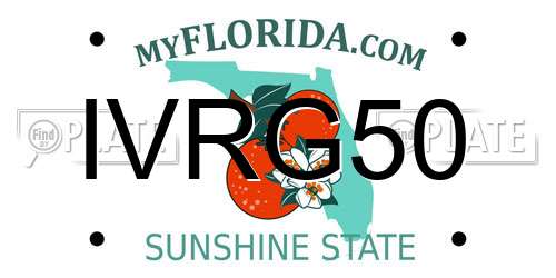IVRG50 Florida License Plate