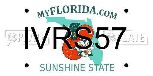 IVRS57 Florida License Plate