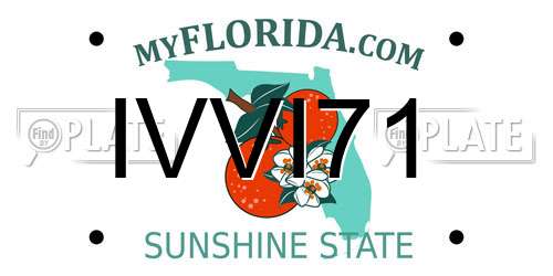 IVVI71 Florida License Plate