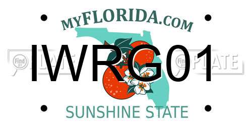 IWRG01 Florida License Plate
