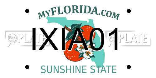 IXIA01 Florida License Plate