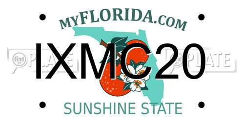 IXMC20 Florida License Plate