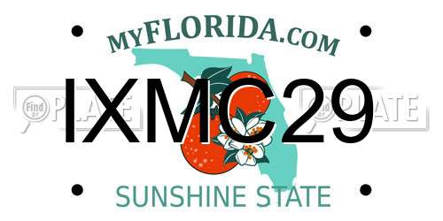 IXMC29 Florida License Plate