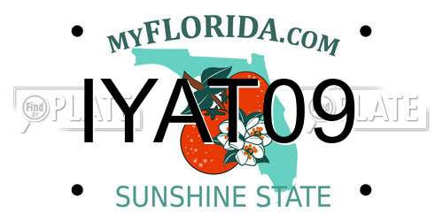 IYAT09 Florida License Plate