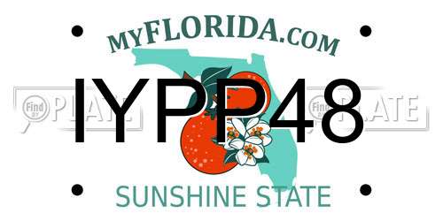 IYPP48 Florida License Plate
